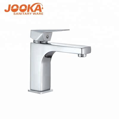 China Thermostatic Faucets Hotel Toilet Bath Sanitary Care Fittings Artistic Brass Long Neck Basin Faucet for sale