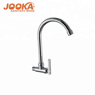 China Long Neck Thermostatic Tap Goose Cold Water Factory Jooka Faucets Kitchen Faucet for sale