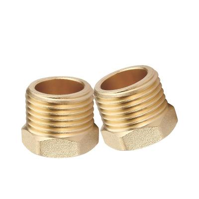 China Pipe Connection Dimensions 1/2,3/4,1, Hexagon Brass Fittings With External Thread, PEX Pipe Fittings for sale