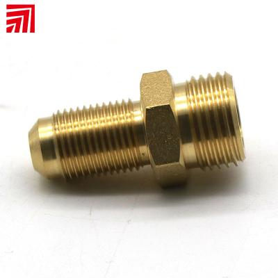 China Refrigeration Line K528 45 Degree Angle Male Thread Brass Rocket Fitting Quick Coupler For Motorhomes for sale