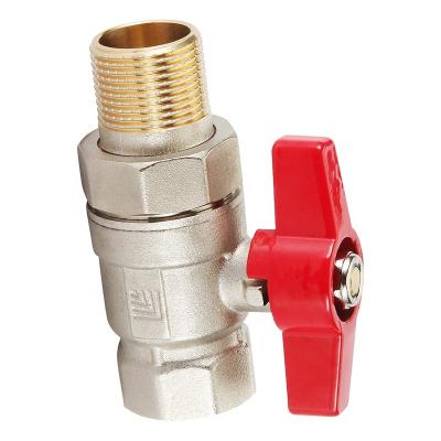 China general high quality nickel plated brass ball valve ppr ball valve water ball valve for sale