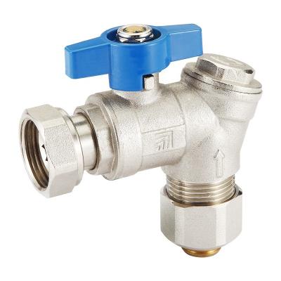 China General Teeth T448 Aluminum-Plastic Filter Boiler Inner Angle Valve for sale