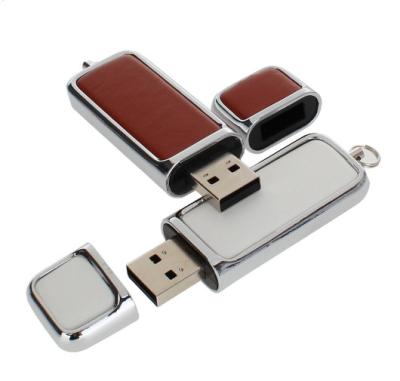 China Leather Usb Flash Drive USB Drive Flash Memory Stick Leather Case 2.0 3.0 1Gb 2Gb 4Gb 8Gb 16Gb 32Gb 64G Custom Package Logo Wedding Business Gifts Box for sale