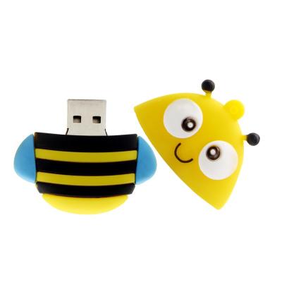 China Owl Penguin Fox Animal Shape USB Flash Drives 2Gb 4Gb 8Gb 16Gb 32Gb 64Gb 2.0 Cartoon Bee PVC USB Flash Drive 3.0 Memory Stick Pendrive for sale