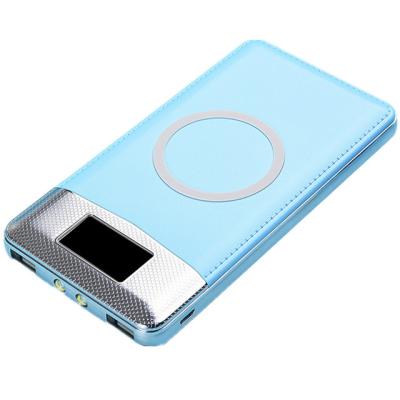 China Fast Wireless Charging 10000mah Battery Power Bank 10000mah Charger Power Bank 20000mah Qi Portable Wireless Charging Support Bank for sale