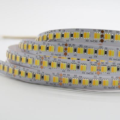 China Bright Color Rendering Index Dual SMD5050 120Led/m Dual 12V LED Color CW/WW LED Strip Light Color Temperature White Strip for sale