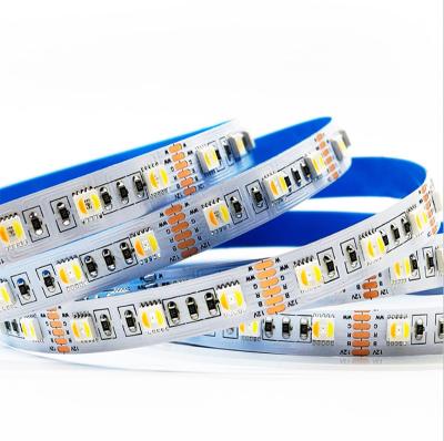 China LANDSCAPE RGBCCT 5IN1 LED Strip DC12V 24V 5050 60leds 5 colors in 1 chip CW+RGB+WW RGBW RGBWW Flexible String Light for sale