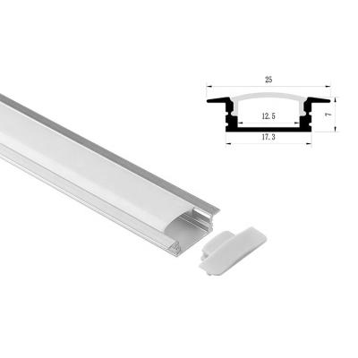 China Heatsink Hot Selling Recessed Aluminum Channel Extrusion Led Aluminum Profile For Led Strip Lights for sale