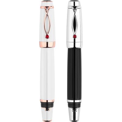 China Expand and Contract Male E-F and Female Student Writing Hand Account Mechanical Retractable Fountain Pen MoonManX1 Seed Resin Adult Pen MAJOHN for sale