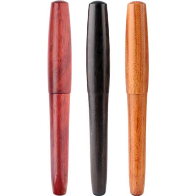 China Art Style DELIKE-Cowboy Fountain Pen Daming Tip Solid Wood Adult Student Writing Spinning Ink-Absorbing Gift Boxed Stationery Made in China for sale