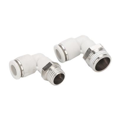 China PL Series Pneumatic Air Connector Union Elbow Tube/pipe Fitting for sale