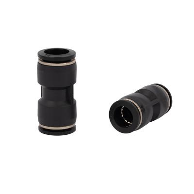 China Air Pneumatic PG 4mm 6mm 8mm 10mm 12mm 14mm air water Hose Tube One Touch Straight push-in Fittings Plastic Quick Connector tube for sale