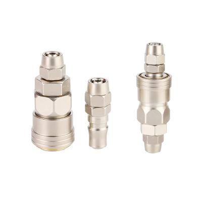 China Self-locking High Quality Cheap Pneumatic Parts Pneumatic Air Tube Fitting Quick Couplers for sale