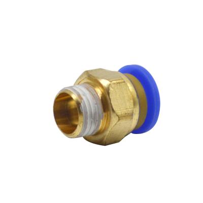 China Male Straight Air FittingsPc6-02Brass Material for sale