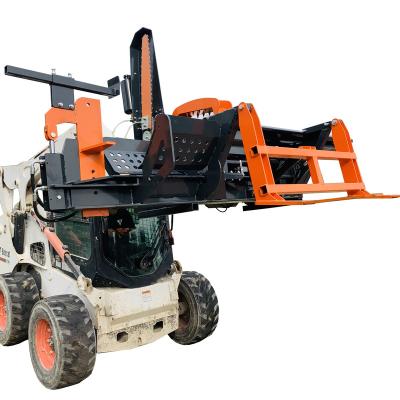 China Log Hydraulic Log Ox Wood Processor Remote Control Operating Log Splitter for sale