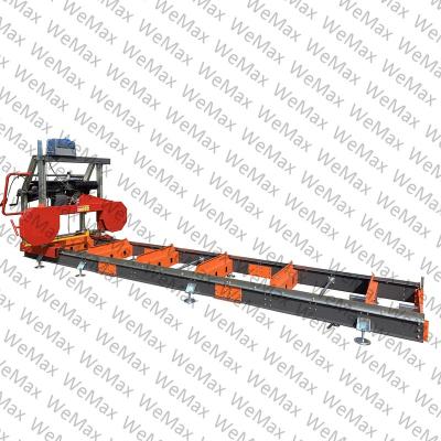 China 27Hp Horizontal Portable Timber Sawmill With Manual Operation For Woodworking for sale