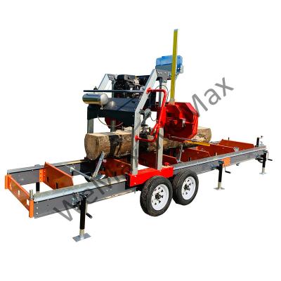 China DIY Horizontal diesel log portable band sawmill for big log for sale