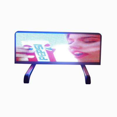 China Double Face Taxi Top Led Double Sided Advertising p3 Display Screen With Gps for sale