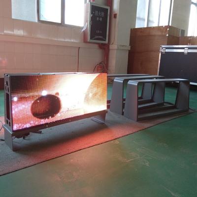 China Top P2.5, P3, P4, P5 Taxi Top Full Color LED Car Monitor, Advertising Taxi Roof Top LED Display for sale