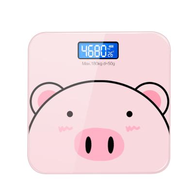 China Tempered Glass + Transparent ABS Plastic Hot Selling Tempered Glass BL-1603 Digital Bathroom Scale Body Weight Scale for sale