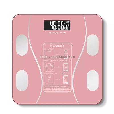 China Tempered Glass + ABS Plastic BL-2602 Most Popular Smart Bathroom Weight BMI Digital Wireless Body Fat Scales for sale