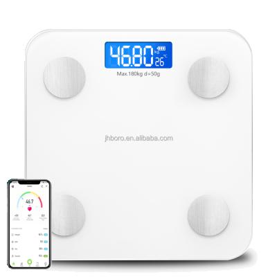 China High Precision BL-2606 Tempered Glass+ABS High Precision BL-2606 Plastic Bathroom BMI Wifi Body Fat Weight Digital Electronic Personal Weighing Scale for sale