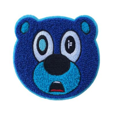 China Other Custom Embroidered Chenille Patches Woven Key Chain Iron On Patches For Clothing Custom Embroidery Patch for sale