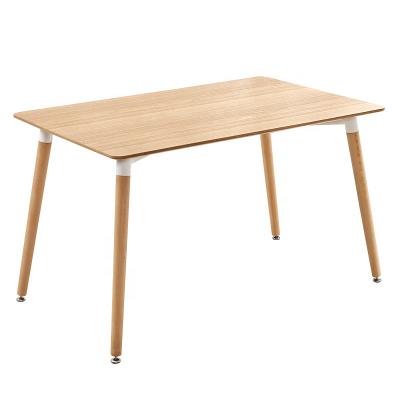 China Modern Wooden Furniture 75cm High Legs Table Kitchen Living Room Hotel Table for sale