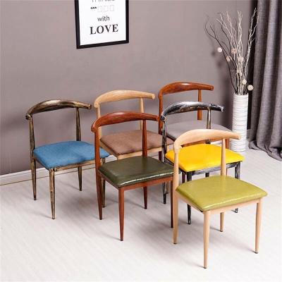 China PU Cushion Cafe And Restaurant European Style Modern Dining Chairs For Room Furniture for sale