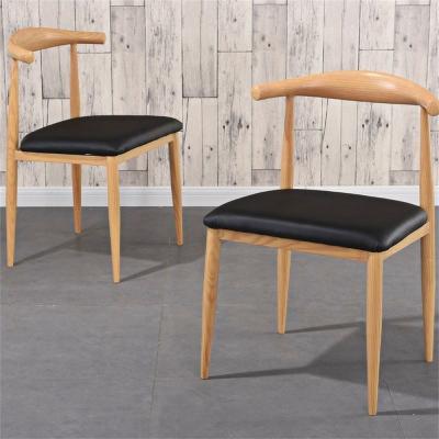 China PU Cushion Corporate Design Home Hotel Indoor Stackable Dining Table Chairs Dining Chair for sale