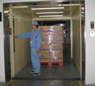 China GuanZhou Elevator Brand GOTS 1000kg Modern Cargo Freight Elevator Price for sale