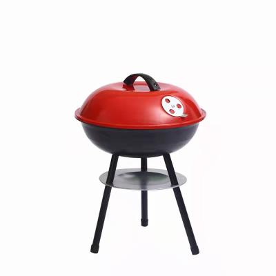 China Metal Wholesales Round Shape Football Shape Charcoal Barbecue BBQ Grill for sale