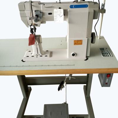 China Laura Heavy Duty Single Lockstitch Double Lockstitch Big Hook Single Needle Laura Mail Machine High Speed ​​Feed Industrial Sewing Machine for sale