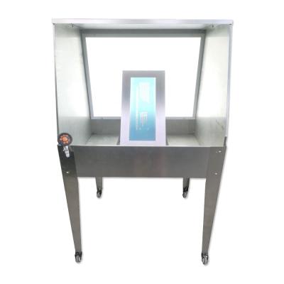 China Hotels Screen Printing Stainless Steel Screen Wash Booth for sale