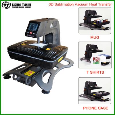 China Digital Fabric Printer Automatic 3D Sublimation T-shirt Printing Machine for sale