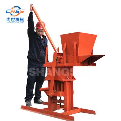 China Easy To Operate JZ-1 Interlocking Clay Soil Brick Block Making Machine Price List In India for sale