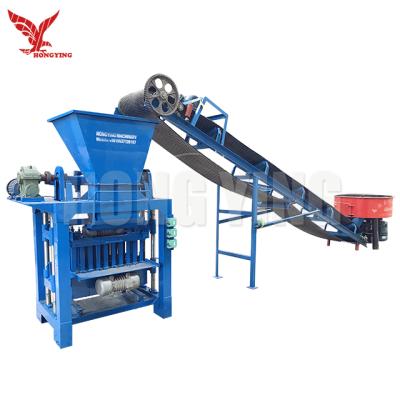 China High efficiency low cost QMJ4-35C cement paver high quality block making machine/hollow brick making machine concrete brick making machinery for sale for sale