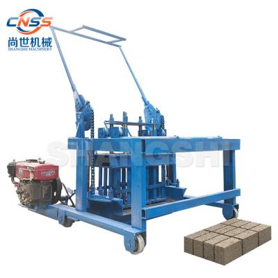 China Buliding concrete building block cement brick making machine price in china / diesel layer brick molding machine making for sale