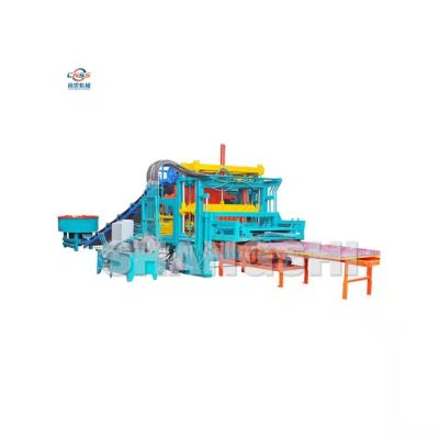 China Buliding Construction QT5-20 Hydraulic Curb Stone Concrete Block Machine Production Line / Paver Block Machine for sale