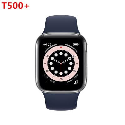 China Android alarm clock 2021 smartwatch reloj hiwatch hiwatch series 5 T500+ 6 T 500+ plus pro smart watch T500 for women men for sale