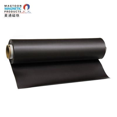 China Industrial Magnet Rubber Roll Magnetic Roll Magnetic Isotropic Rubber Double Sided Adhesive Attached to Rubber Magnetic Sheet for sale