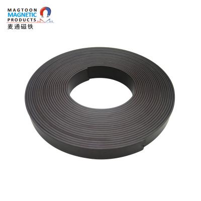 China Industrial Magnet Customized High Magnetic Backing Adhesive Magnetic Tape Single Sided Soft Magnetic Tape Can Be Arbitrary Size for sale