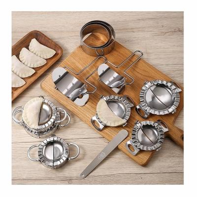 China Home Kitchen Accessories Dumpling Dough Cutter Pie Ravioli Mold Pie Pastry Tools Kitchen Accessories Set Dumpling Dumpling Maker Whole Device for sale