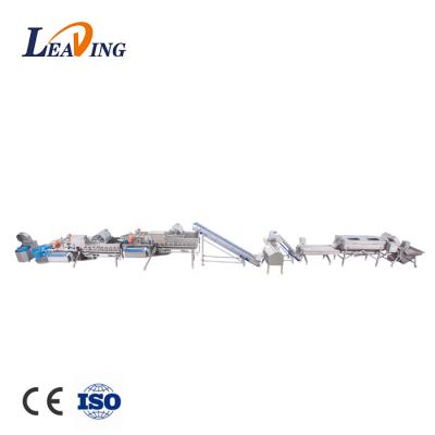 China food & Beverage plant industrial automatic carrot cassva potato washing and peeling machine potato washing line for sale