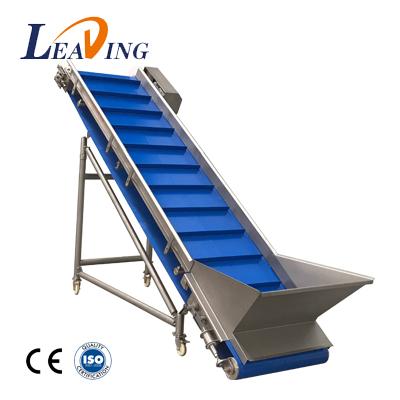 China Factory Food Conveyor Belt Automatic Vegetable And Fruit Elevator Belt Conveyor For Sale for sale