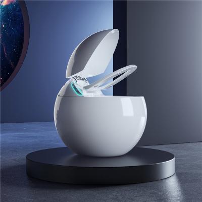 China Large New Design Egg Shape Auto Operation Wc Sensor Automatic Smart Toilet Bowl Open Modern Toilet Toilet Bowl Smart Toilet For Hotel for sale