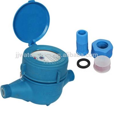 China House Unit LXSG-15E Nylon Digital Plastic Multi-jet Water Meter Water Flow Meter for sale