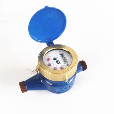 China LXSY-15mm~25mm High Accuracy Multi-jet Wet Dial Liquid Sealed Water Meter for sale