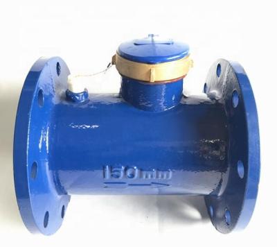 China Cast Iron DN 100 Big Fault Woltman Water Flow Meter for sale