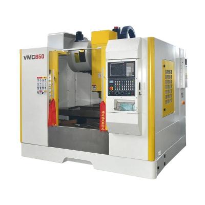 China Factory high precision triaxial vertical VMC850 machining center with Fanuc, for sale